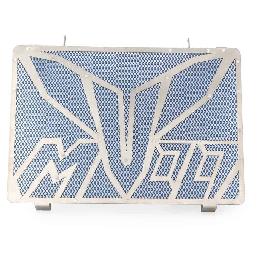 Water Coolant Reservoir Tank Radiator Cover Blue for Yamaha MT-09 FZ-09 2014-18