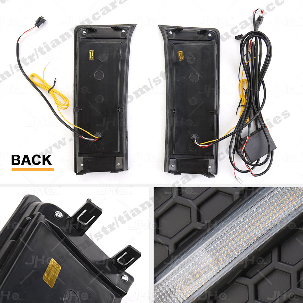 for Toyota Tundra 2022 2023 LED Daytime Running Lights DRL Turn Signal Lights
