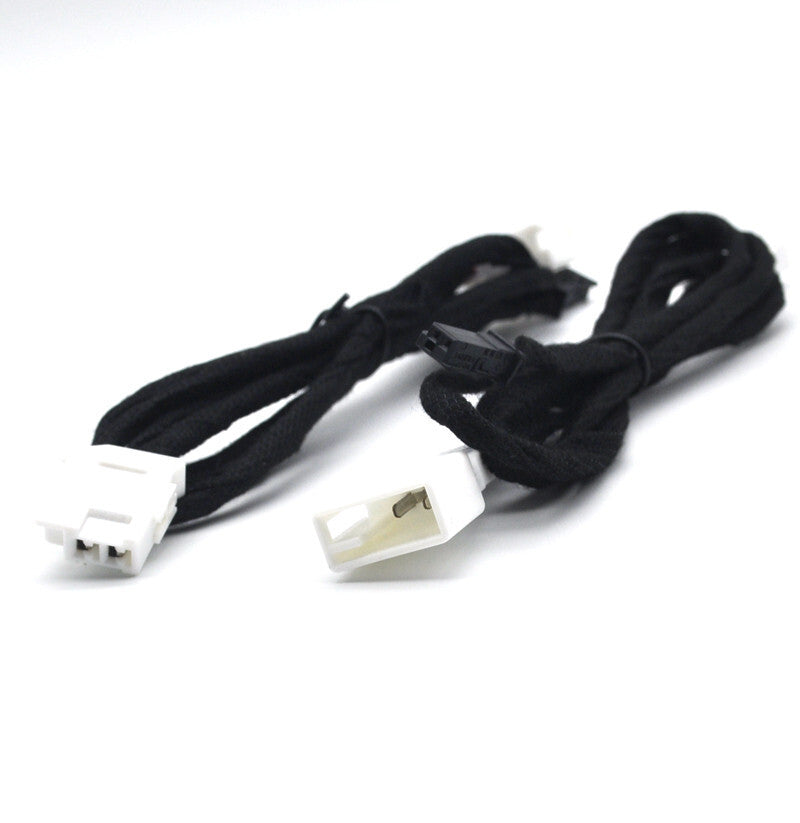 2x Retrofit tweeter Speaker adaptor splitter cable for Mitsubishi lancer asx EVO