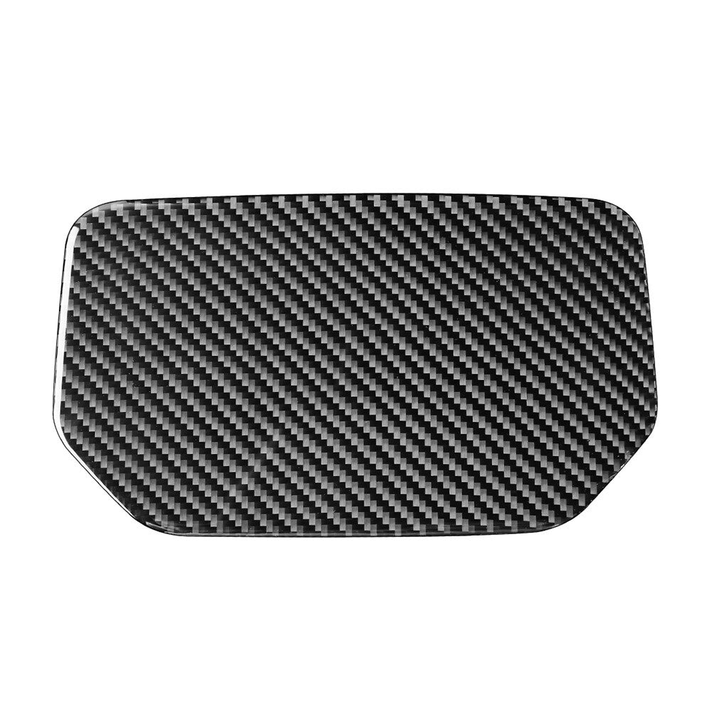 Dashboard Storage Box Cover Trim for Toyota Tundra 2014-2021 Carbon Fiber Black