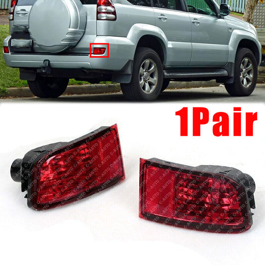 1 Pair For 2002-2009 for Toyota for Land Cruiser Prado 120 Series Rear Bumper Tail Light
