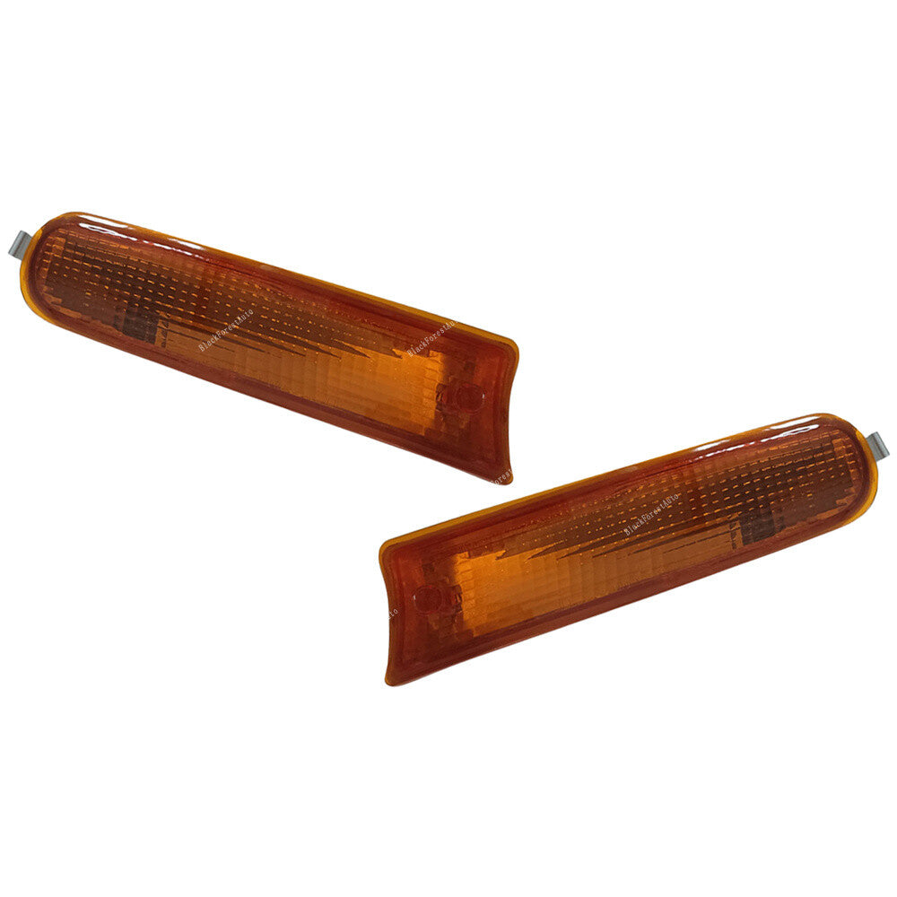 Pair Front Bumper Fog Light Lamp Housing Cover Right+Left for Toyota RAV4 Yellow