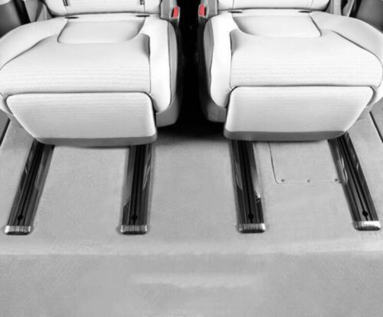 for Kia Carnival 2022-2023 Black for Seat Adjust Sliding Rail Guard Cover Trim 8pcs