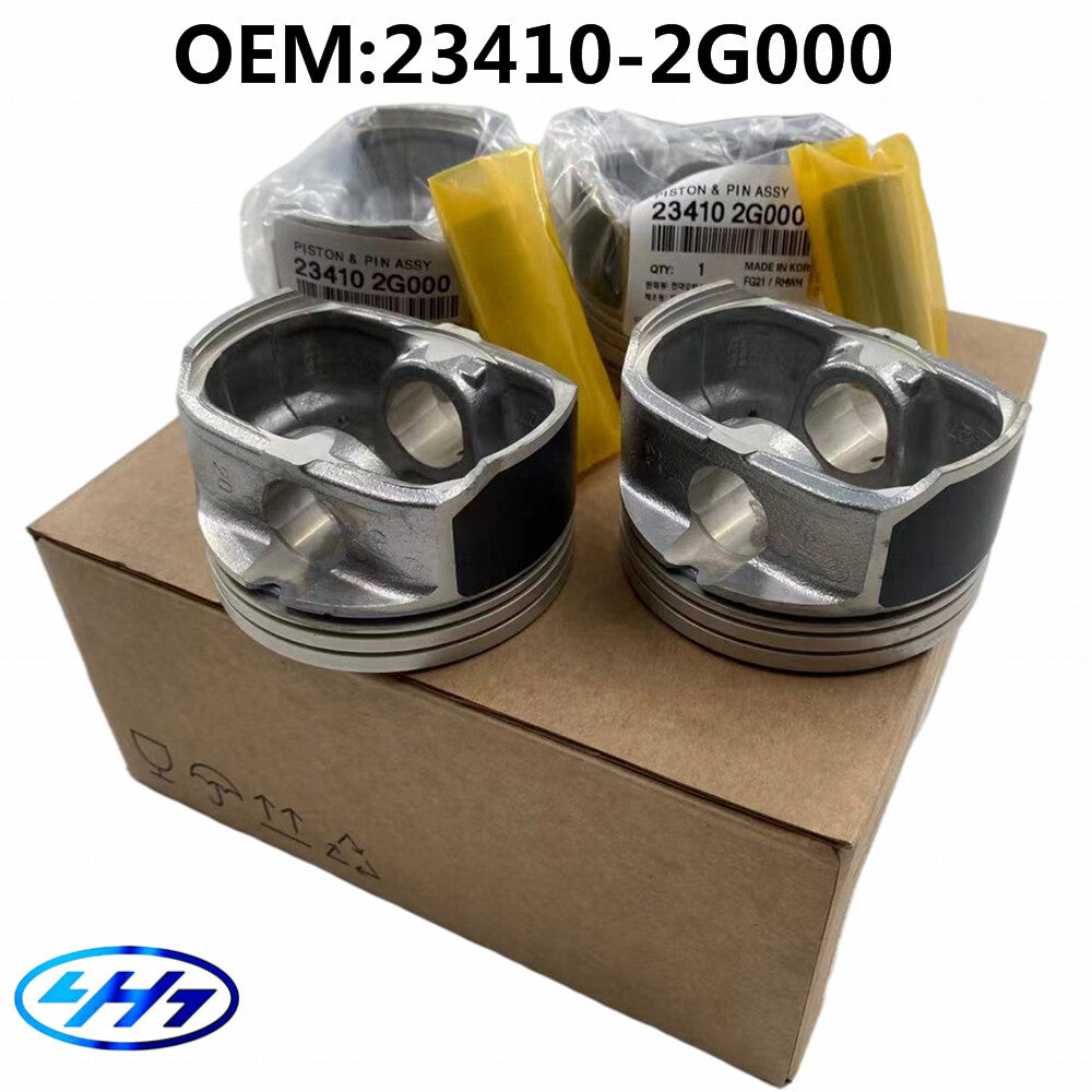 G4KD 2.0L Engine STD Piston  Ring Kit for Hyundai for Kia New Pistons 23410-2G000
