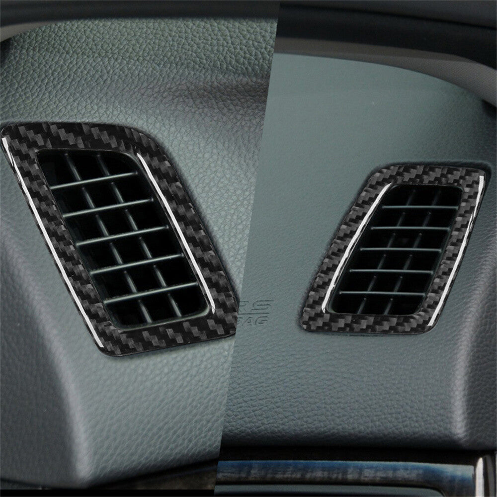 Carbon Fiber Dashboard Air Vent Outlet Trim for Honda Accord 2013-17 Accessories