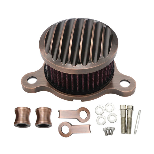 for Harley Davidson Sportster XL883 1200 Ribbed Air Cleaner Kit Intake Filter