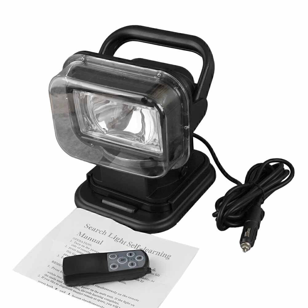 360¡ã 12V 55W Magnetic HID Xenon Search Worklight Spotlight Wireless Remote Auto