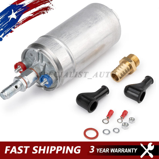 1Set For 044 Inline External Fuel Pump 300LPH E85 Silver 0580254044