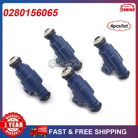Set of 4pcs Fuel Injector 0280156065 for Audi for A4 for VW for Passat 1.8L Turbo 06B133551M