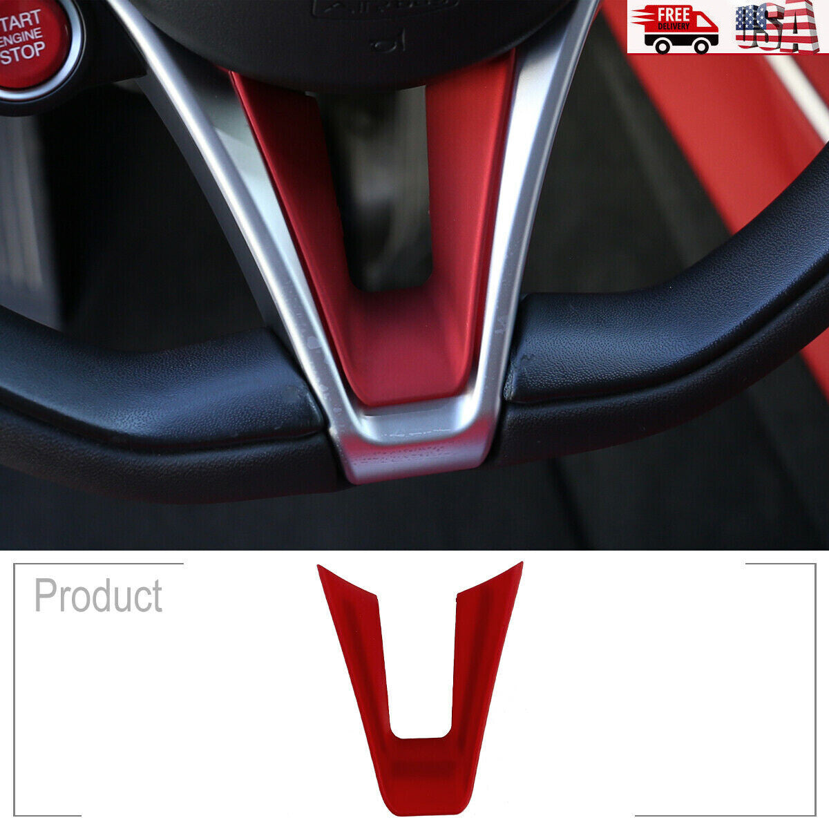 2-Piece Matte Black Taillight Cover Trim for Ford Ranger 2015-2021 USA