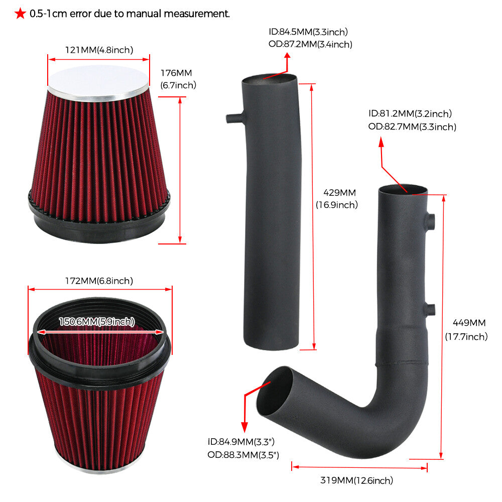 Cold Air Intake Heat Shield Kit For 2011-2020 for Dodge for Challenger Charger 3.6L V6