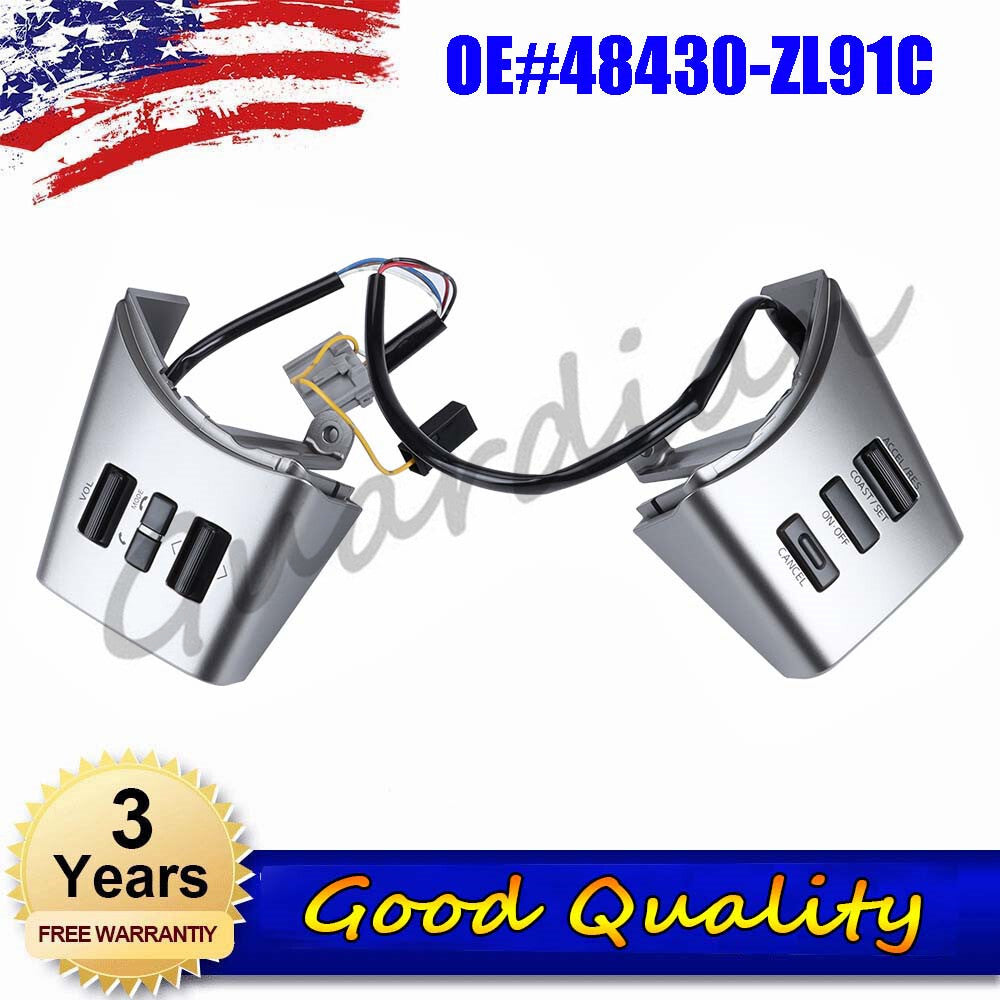 1 dual 48430-ZL91C steering wheel controls suitable for Nissan Xterra Pathfinder 05-12