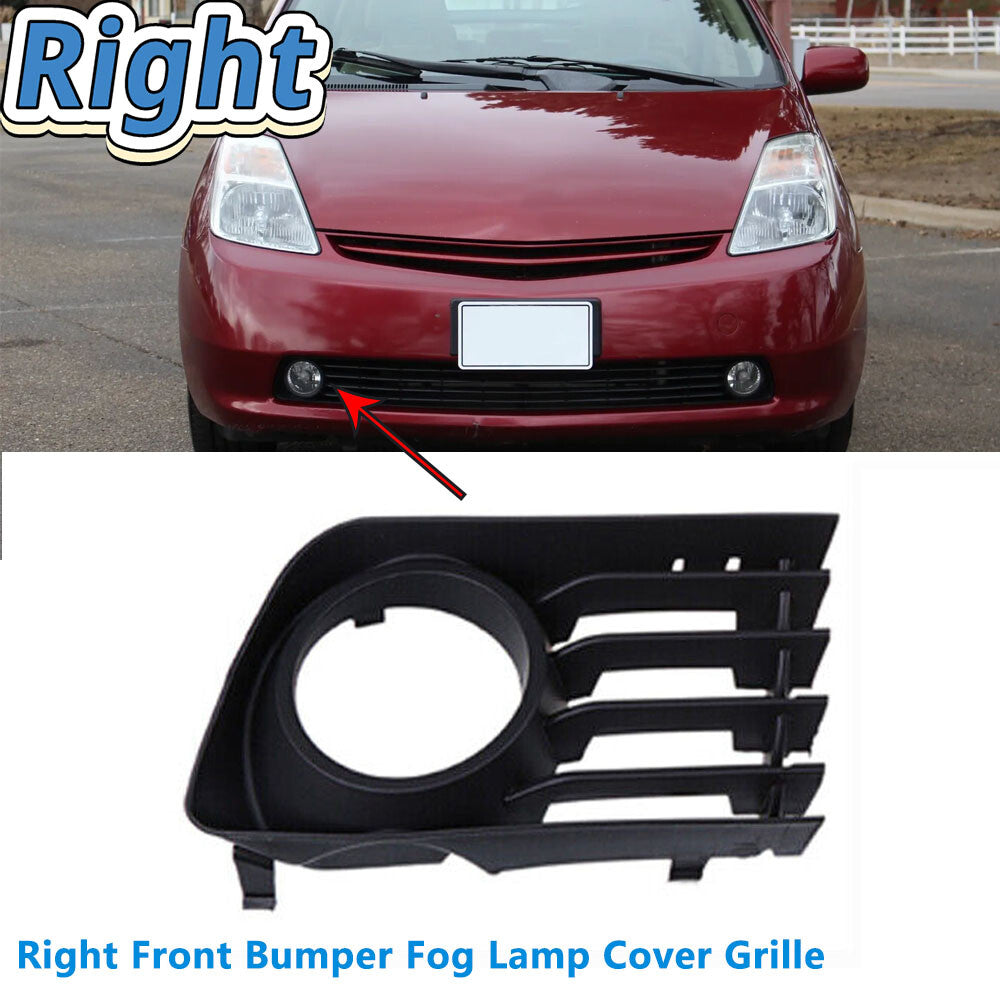 for Toyota Prius 2004-2009 Black Right Front Bumper Fog Lamp Cover Grille