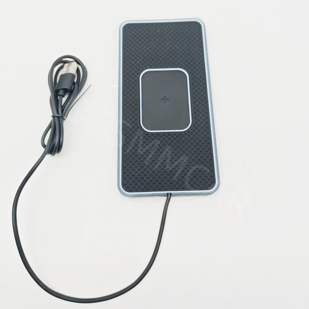 Car Cell Phone Charger Wireless Fast Charging Dock Pad Dashboard Non-slip Mat
