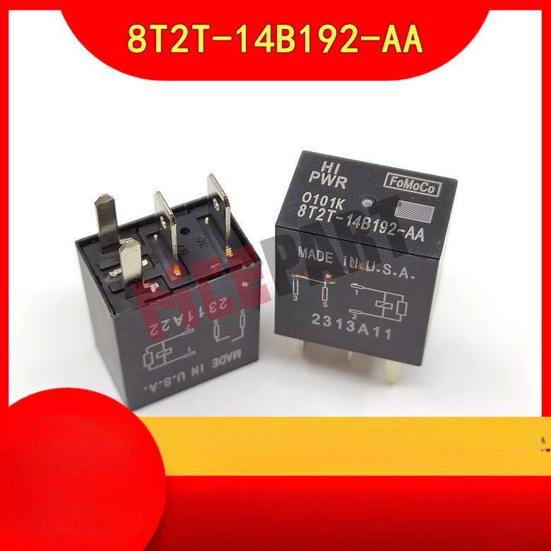 4PCS 8T2T-14B192-AA 4Pins AC Relays Motor Relays compatible F150 F250 F350 F450