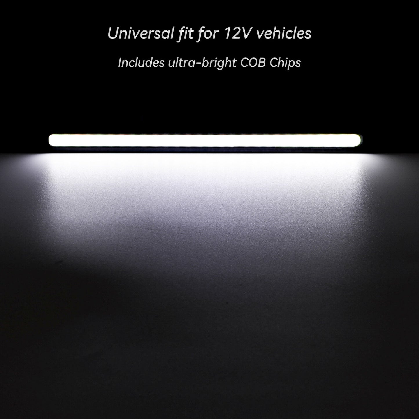 12V LED DRL KITS DAYTIME RUNNING LIGHTS CAR FOG LAMP EXTERIOR DRIVING LIGHT BAR