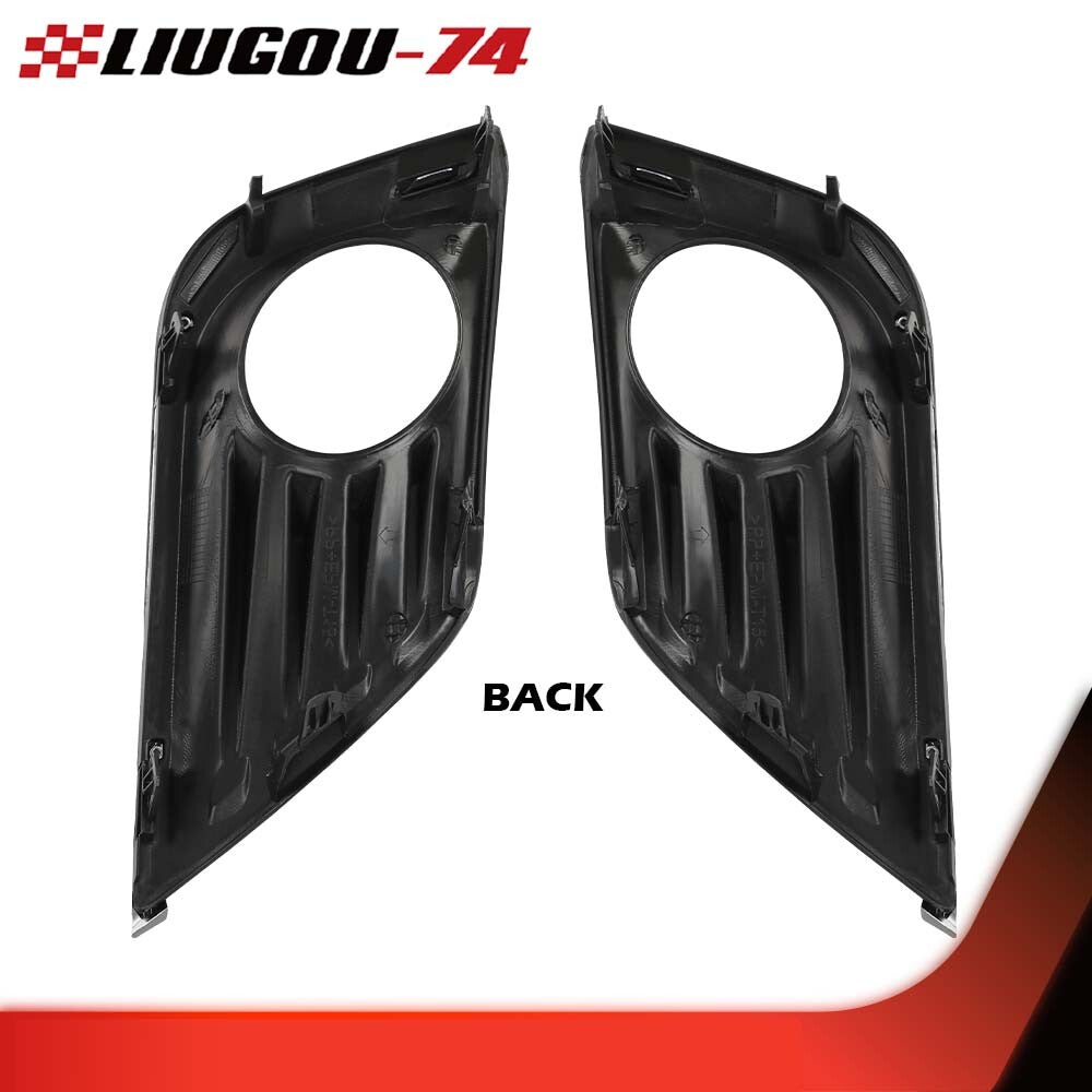 Suitable for 2016-2018 for Nissan Altima fog light cover with chrome trim, 1 pair