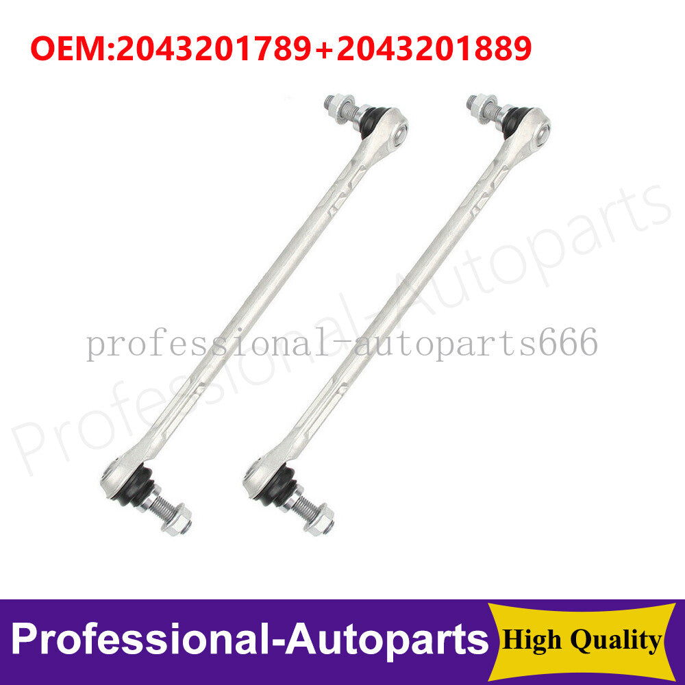 One set of front left + right stabilizer joystick links is suitable for Mercedes-Benz W204 W207