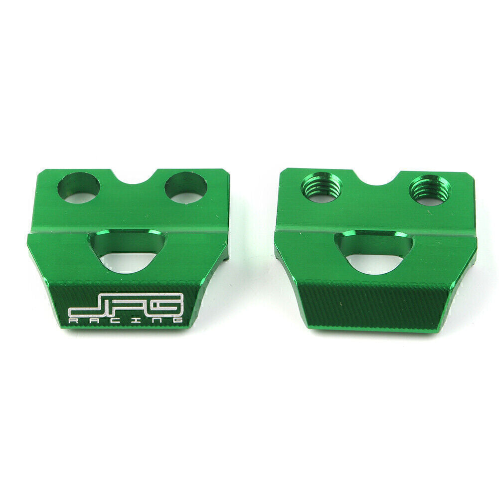 For KLX125 KX80 KX85 KX100 KX250F KX450F Green Brake Lines Hose Clamp Holder Set