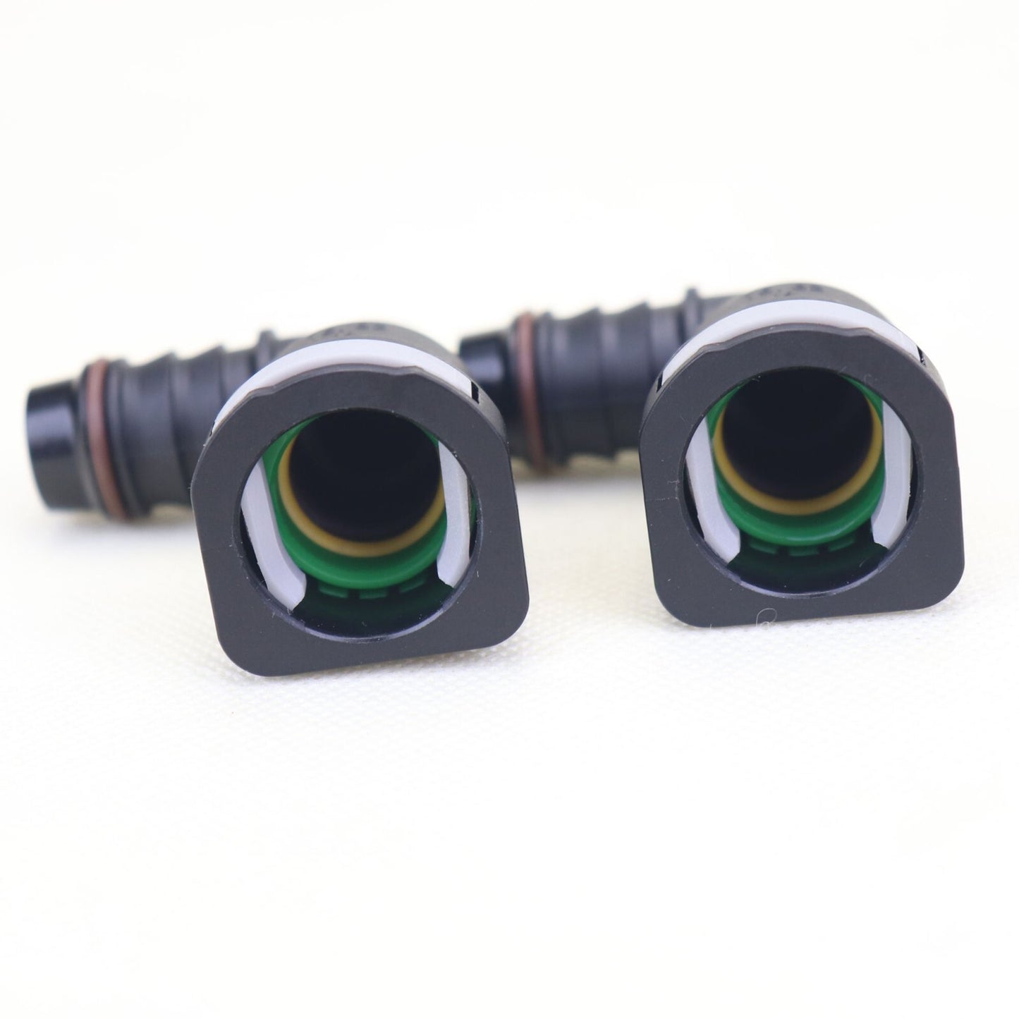 2PCS Car Fuel Line Hose Pipe Quick Release Plastic Connector 15.82mm ID14 Left