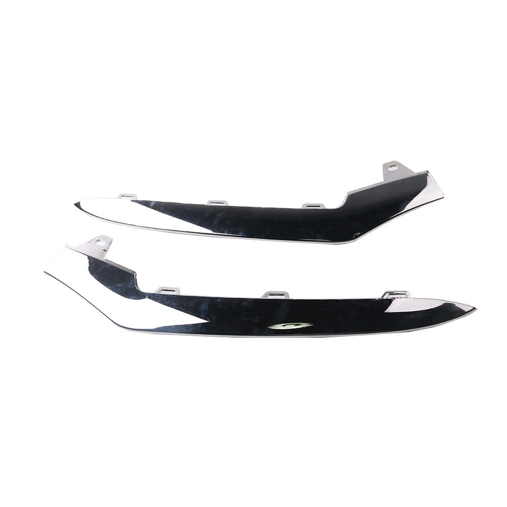 Left Right Front Bumper Chrome Trim Molding for Mercedes W212 E350 2014 - 2016