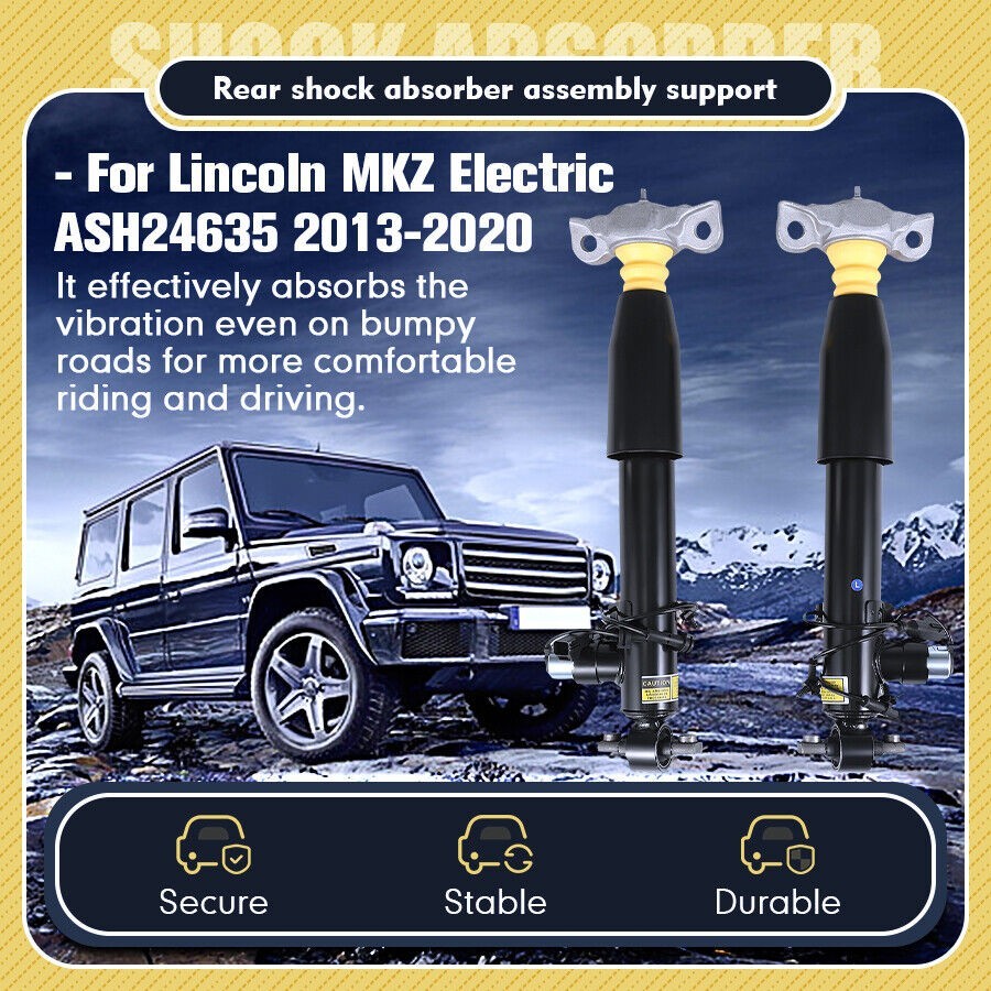Set for Lincoln MKZ Front Rear Shock Struts Assys Electric GAS DOHC KY