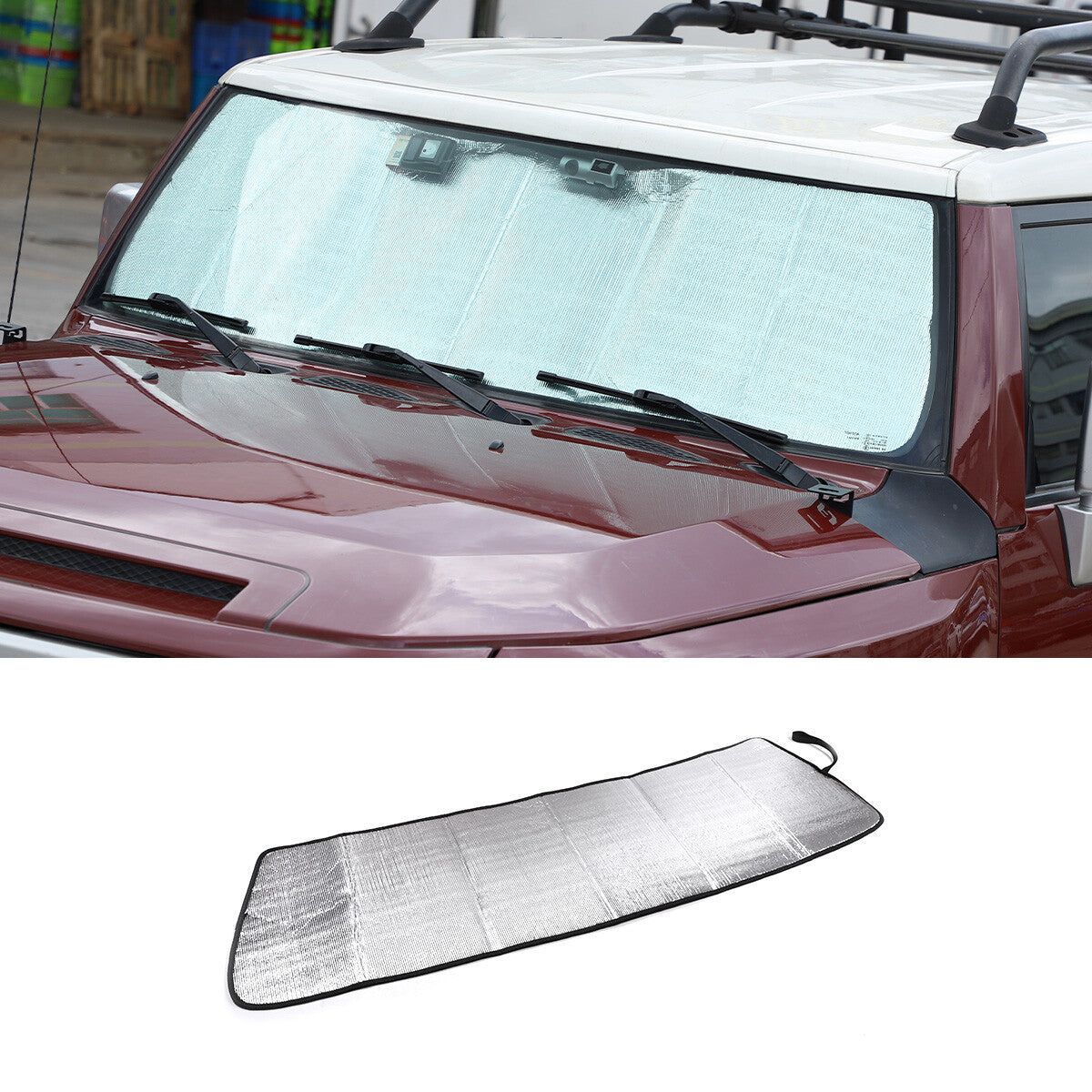 Windshield sun visor sun cover for Toyota FJ Cruiser 2007-2014 (USA)