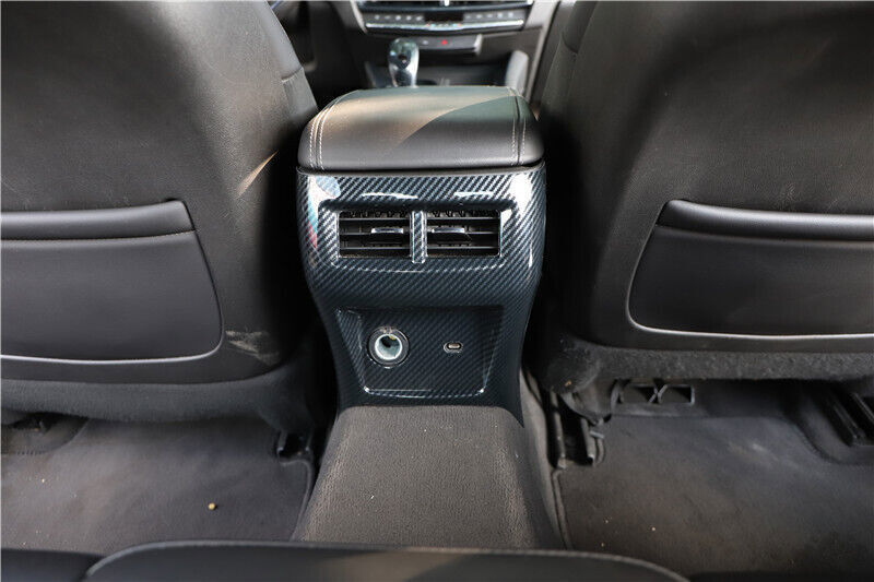 for Cadillac CT5 2020-24 ABS Carbon Fiber Rear Air Outlet Protective Panel Trim