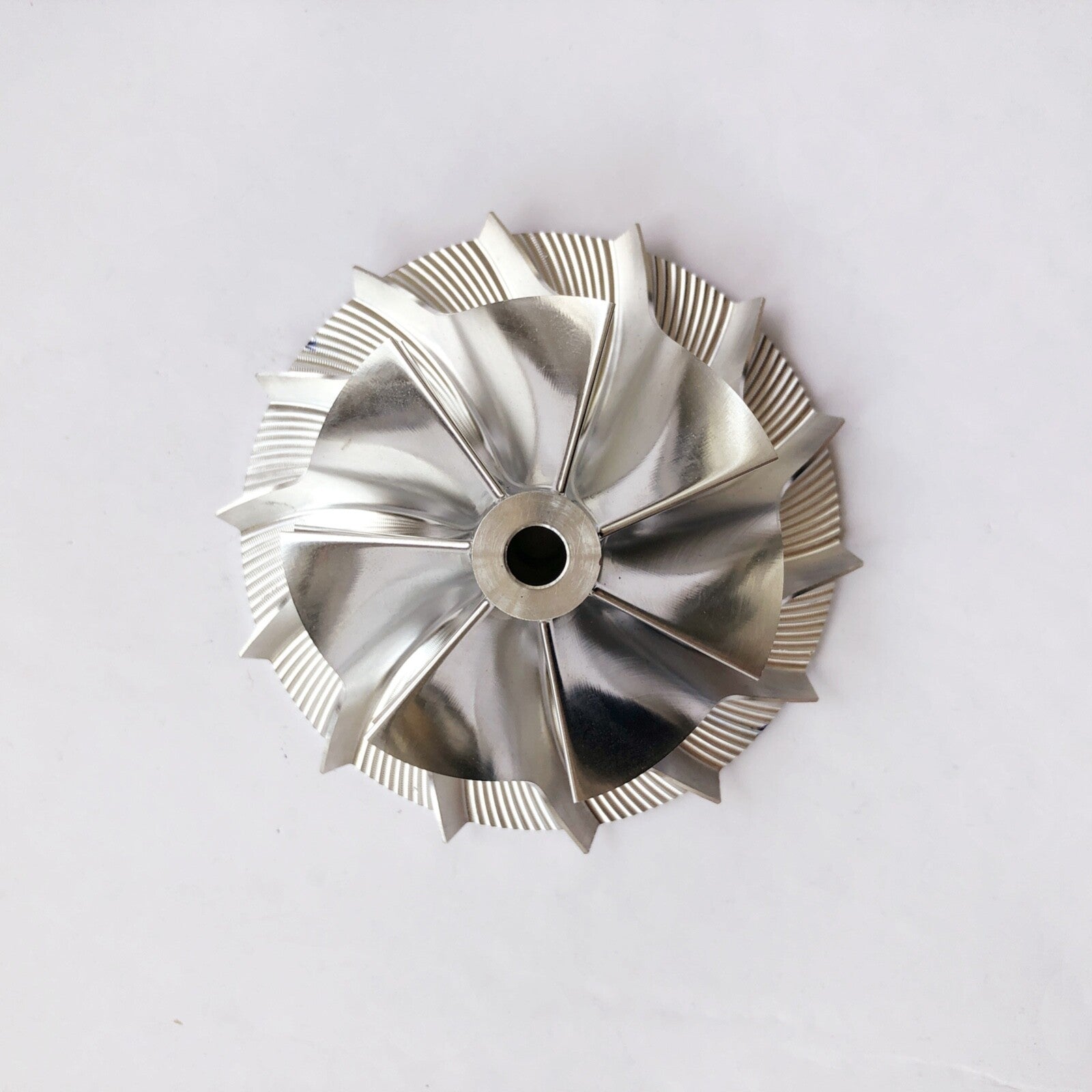 GT2835 52.80/73.00 mm 7+7 Blade Performance Turbocharger Billet Compressor Wheel