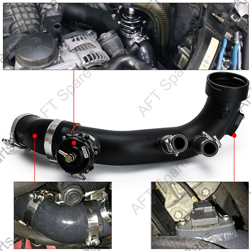 Intake Turbo Charge Pipe 50MM BOV Kit for BMW N54 E60 E61 E88 E82 135i 535i