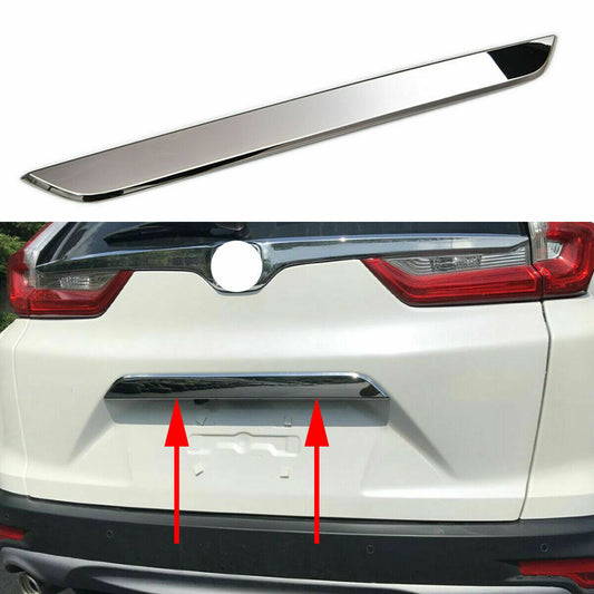 Chrome Rear Trunk Tailgate Lid Panel Cover Trim for Honda CR-V CRV 5th 2017-2022