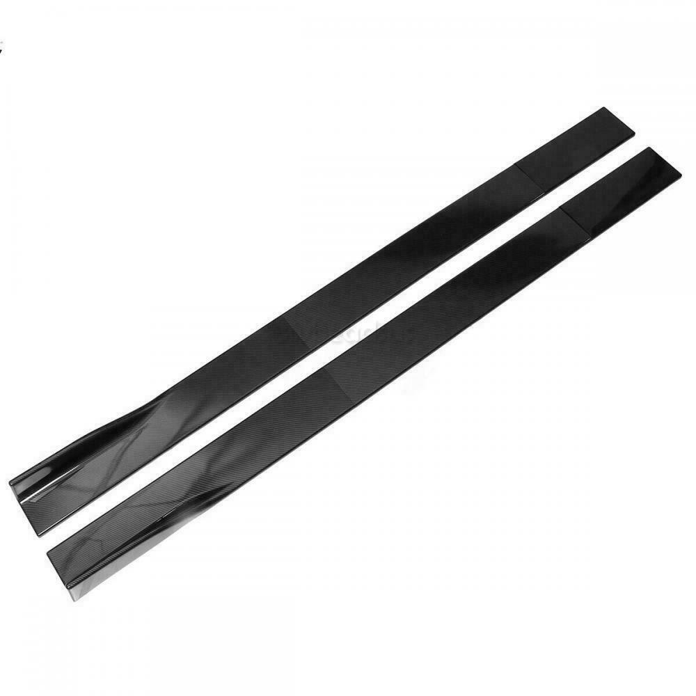 78.7 Carbon Fiber Look Side Skirt Splitter Lip Kit for Mazda 3 Speed Hatchback