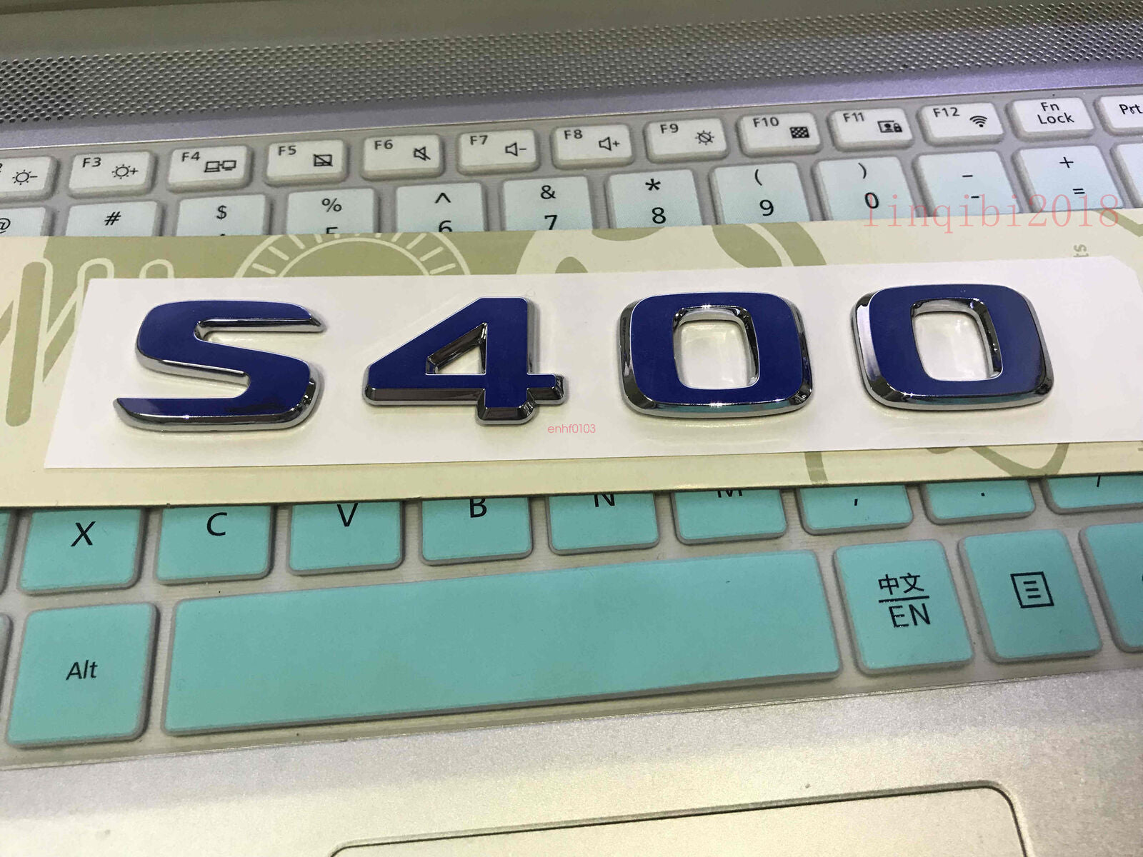 Chrome S400 Rear Trunk Emblem Decal Badge FOR NEW S400