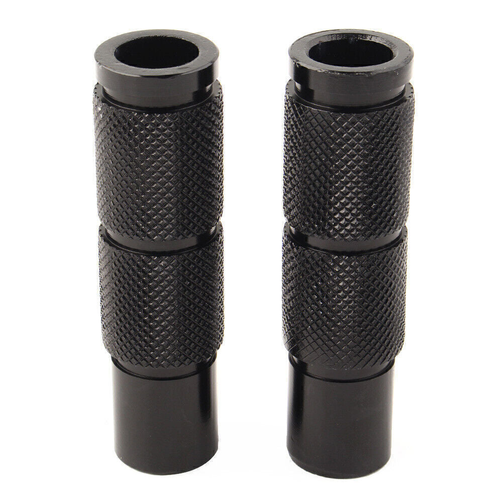 Motorcycle Bike Foot Pegs Footpegs Rear Set Pedals Racing CNC Universal Black