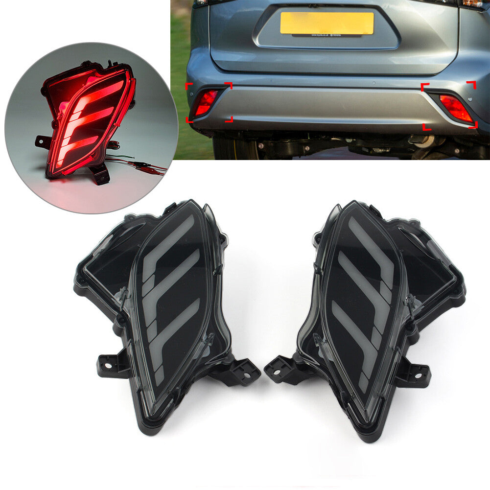Rear Bumper Brake Light Dynamic Fog Lamp for Toyota Highlander 2020-2022
