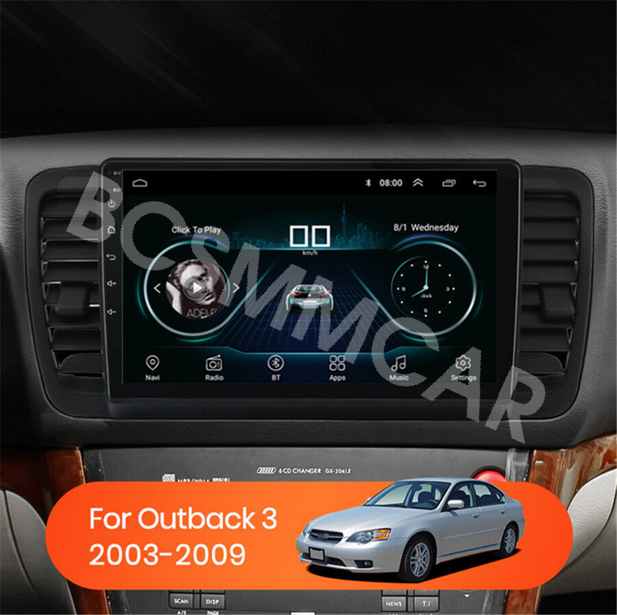 Fit for Subaru Outback 2003-2009 Car Stereo Wifi Radio GPS Head Unit W/Camera