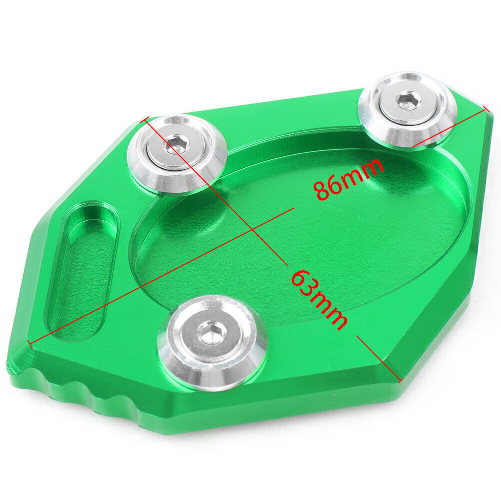 Kickstand Stand Extension Plate Pad for Kawasaki Z250 ZX250 EX300 Ninja250 13-15