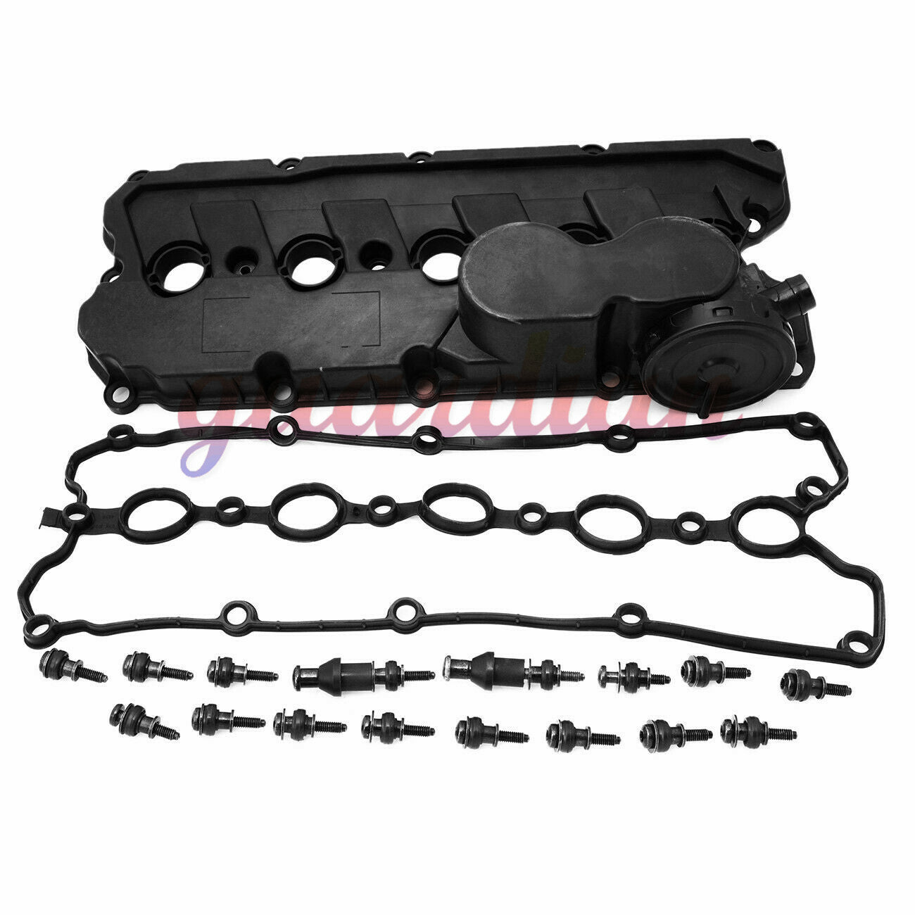 for VW Beetle 2.5L for Jetta Rabbit for Golf for Passat 06-14 Valve Cover W/ Gasket  Bolts