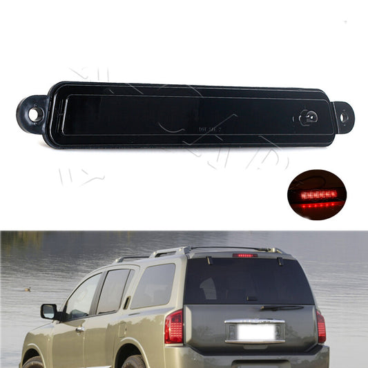 1PCS black 3RD High Mount LED Brake Light for Nissan /Armada 2005-2015 Pathfinder