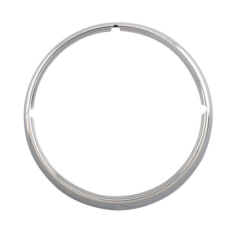 Chrome 7'' Headlight Lights Lamp Decorate Trim Ring for Harley Touring Road King