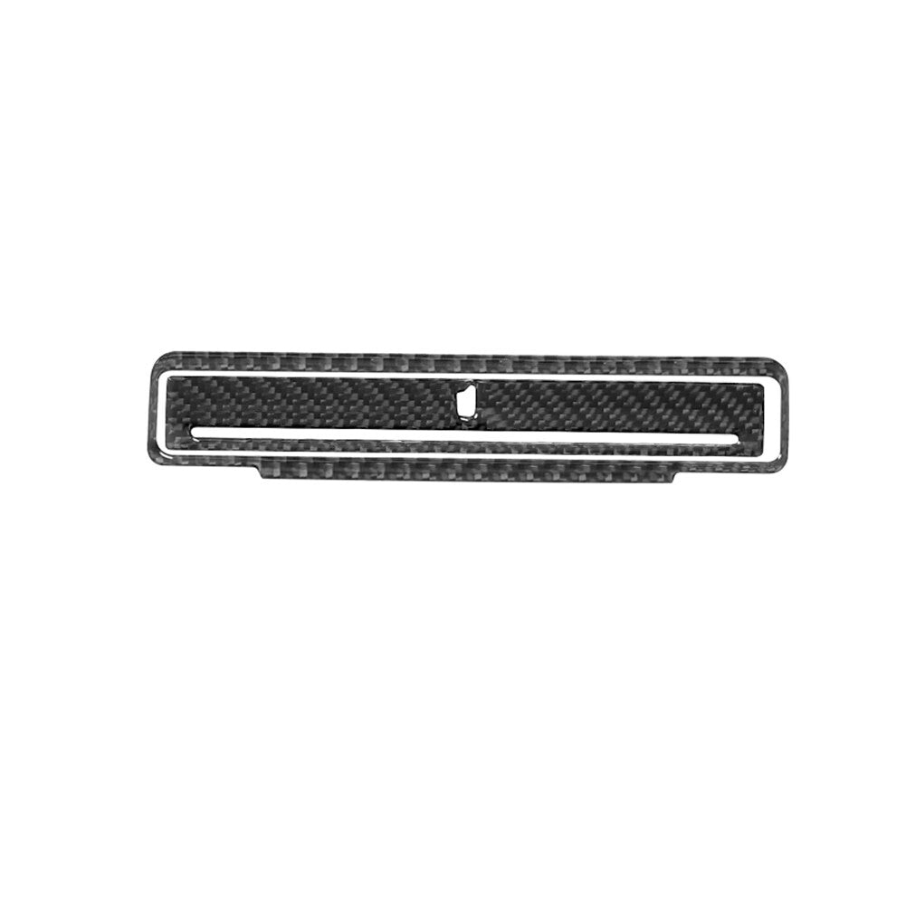 2Pcs Carbon Fiber Cup Holder Rear Trim for Audi Q7 2007-2015
