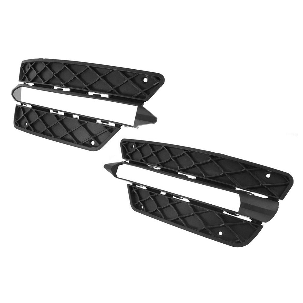 2x Front Bumper Bracket LH RH Set Fit for Mercedes-Benz C250 C300 2012-2014 Black