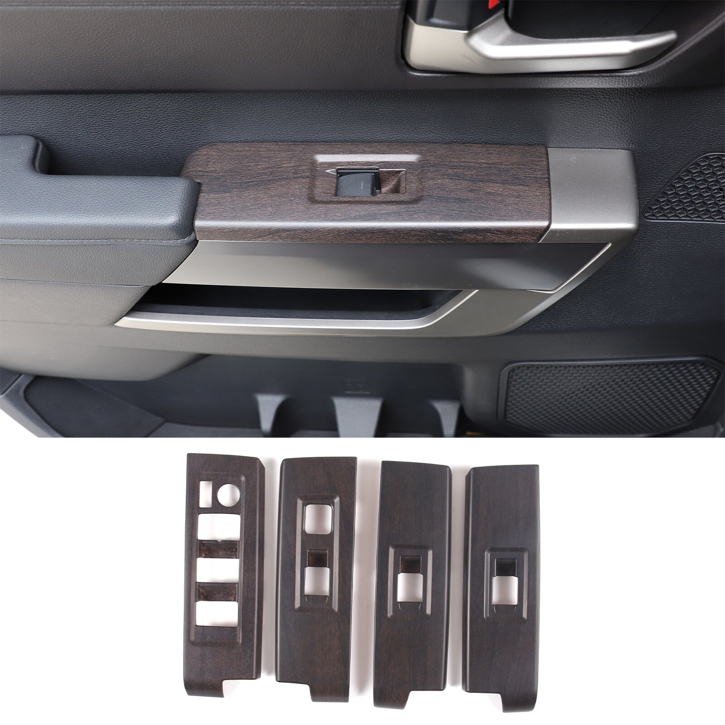 Gear Shift console side storage box tray trim for Toyota FJ Cruiser 2007-21