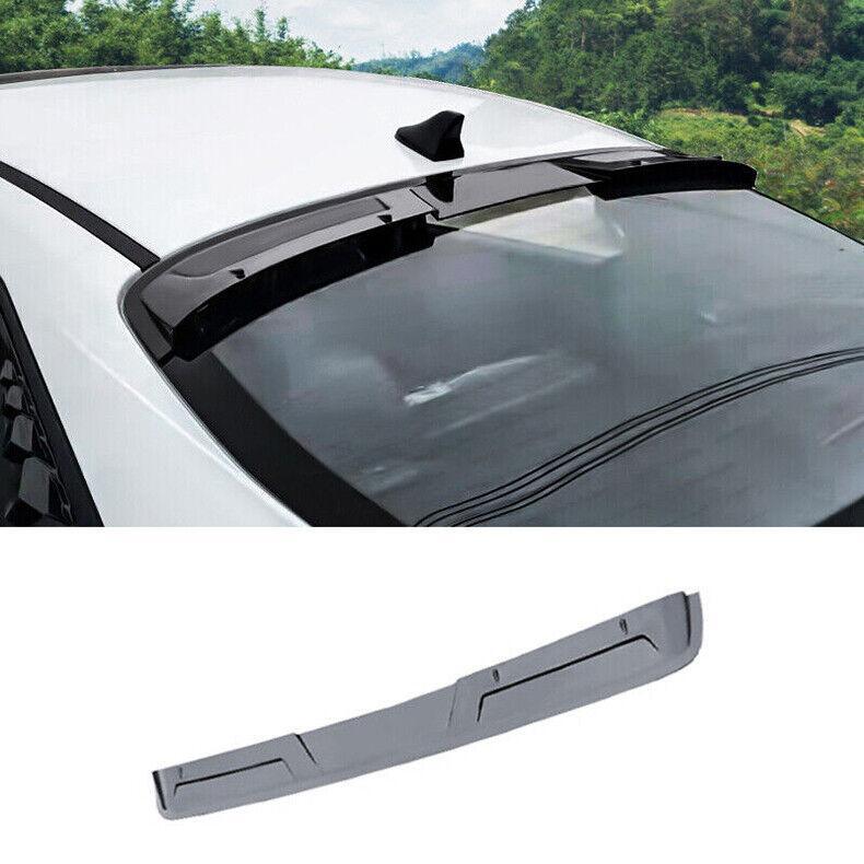 for Hyundai for Elantra 2021-2024: Glossy Black Car Roof, Rear Trunk Spoiler Lip