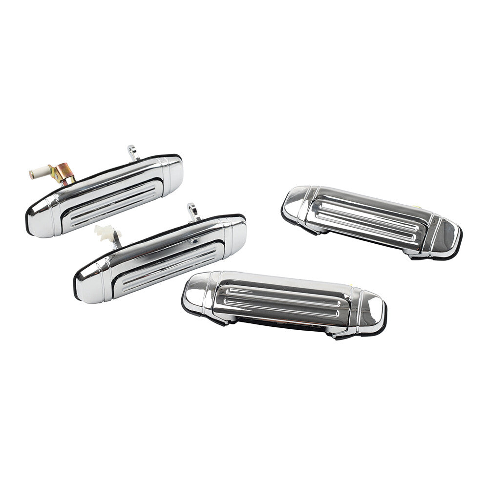 4PC Front Rear LH RH Outer Door Handle for Mitsubishi Pajero 92-98 Montero 92-00
