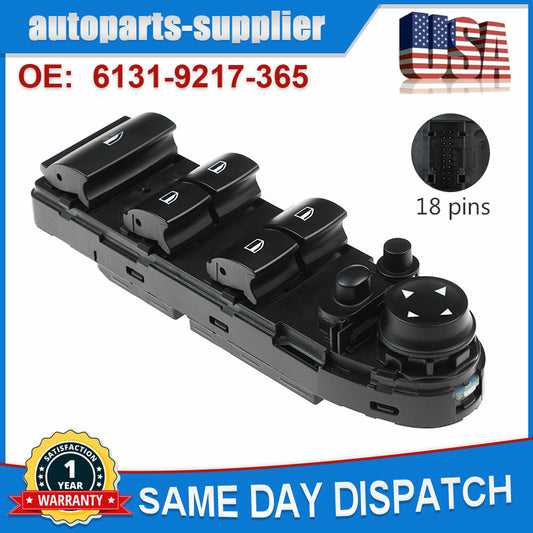 Master Power Window Switch Control for 2007-2013 for BMW E93 M3 328i 61319217365