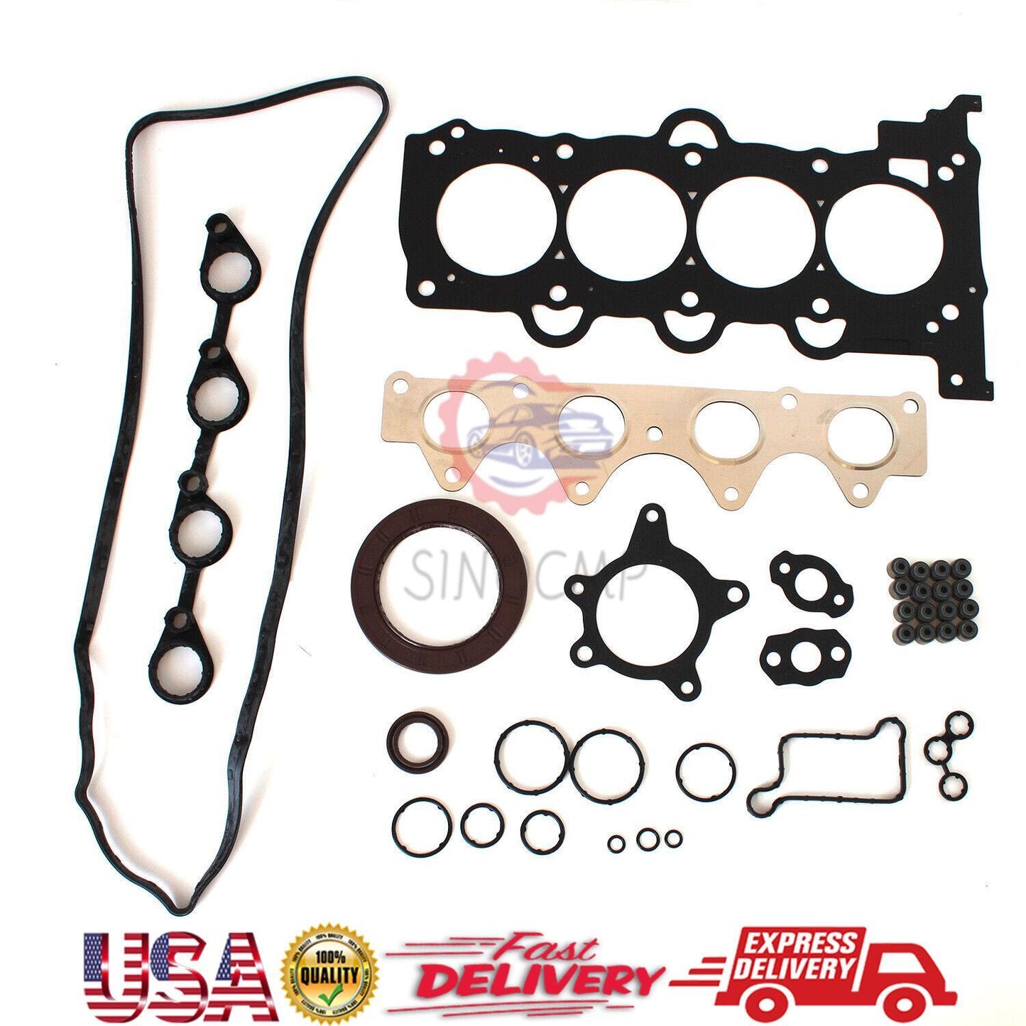 Engine Overhaul Gaskets Rebuild Kit Set for Hyundai for Kia 1.6L G4FD 20910-2BB03 US