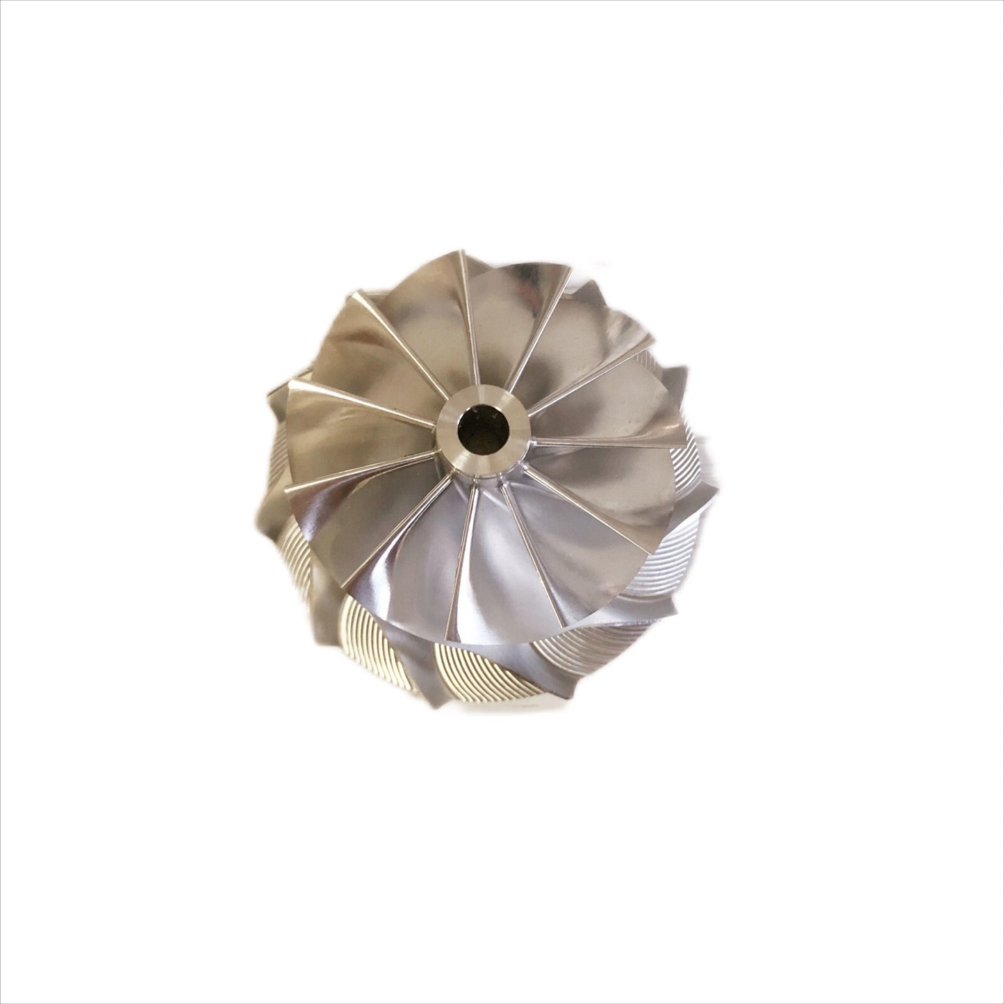 RHF5HB 49.62/61.98 mm 11+0 Blade Billet Compressor Wheel for VF30/VF34 (Upgraded Version)