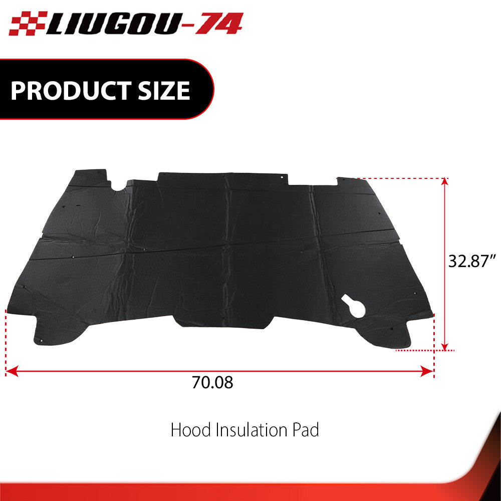 Range hood insulation pads, heating blankets, and clips suitable for 94-01 for Dodge for Ram 1500 2500 3500