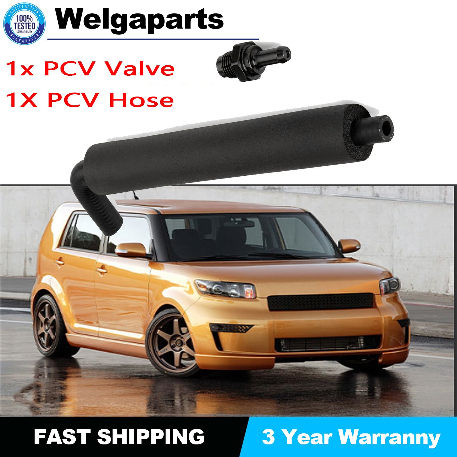 PCV Valve PCV Hose Kit for Toyota for Camry RAV4 Solara 12262-28021 12204-28030
